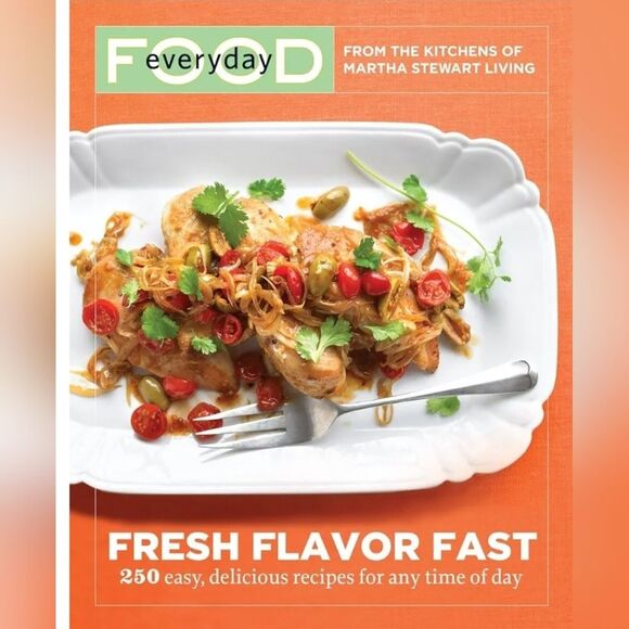 Martha Stewart Fresh Flavor Fast Cookbook Full Color Seasonal Menus Soft Cover - Picture 1 of 10